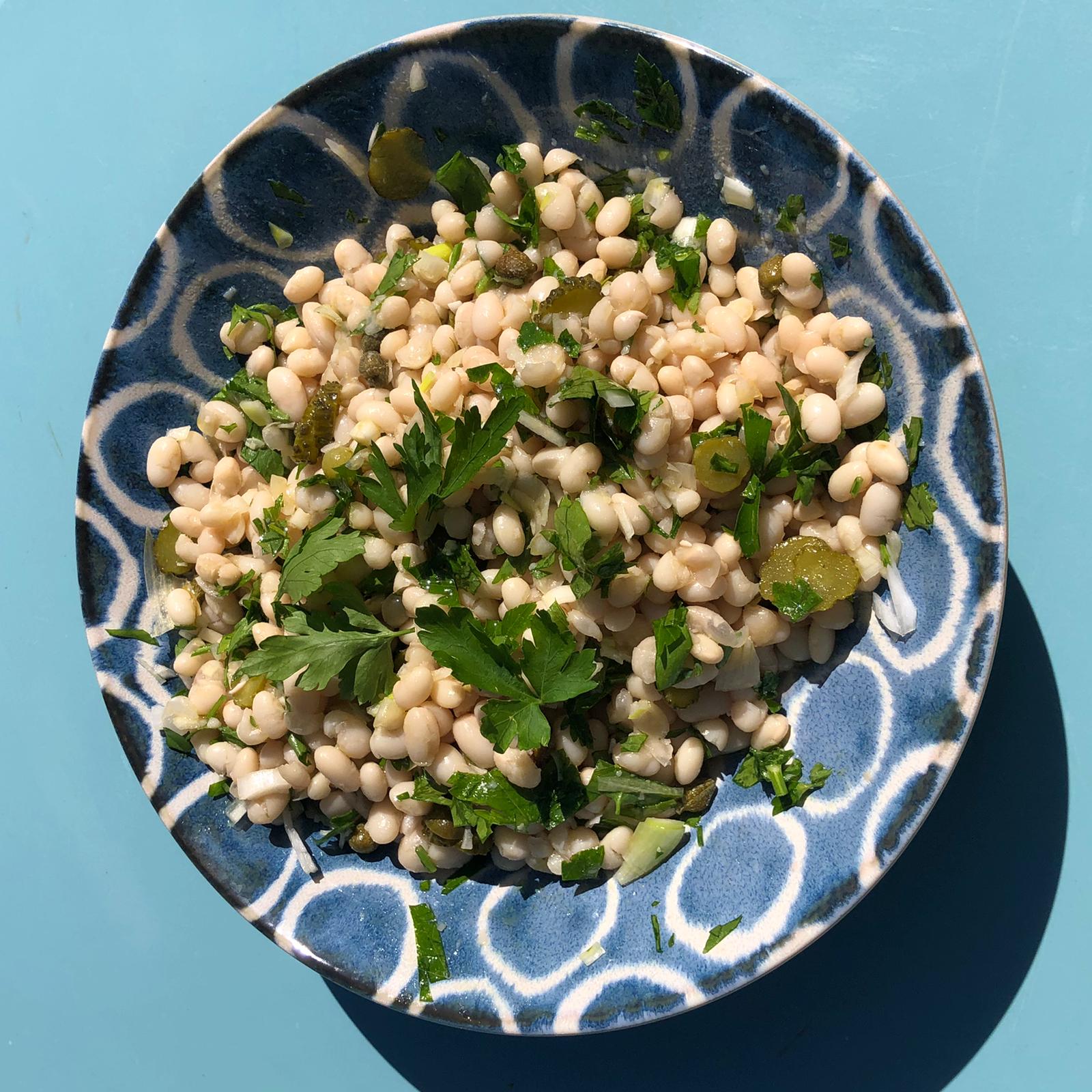 Salade de haricots vanille