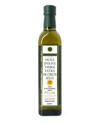 Huile d'Olive Extra Vierge de Crète de Sitia 500ml